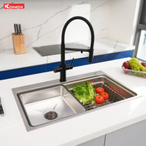 Chậu rửa bát chống xước KN8047TS Dekor