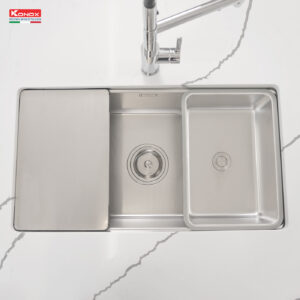 Chậu rửa bát 1 hố chống xước Konox 8146Su dekor