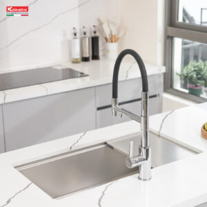 Chậu rửa bát 1 hố chống xước Konox 8146Su dekor