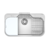 chau rua bat inox 1 ho phong cach nhat ban Konox Tari 9051SR