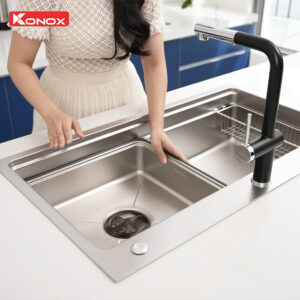 phoi canh chau rua bat 1 ho chong xuoc Konox KN8751TS Dekor 3 Konoxseoer